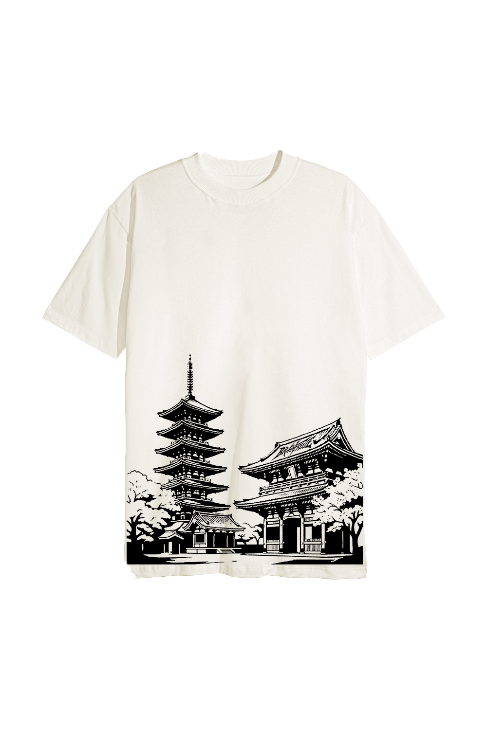 TEMPLE TEE - STREETWEAR / OFF-WHITE