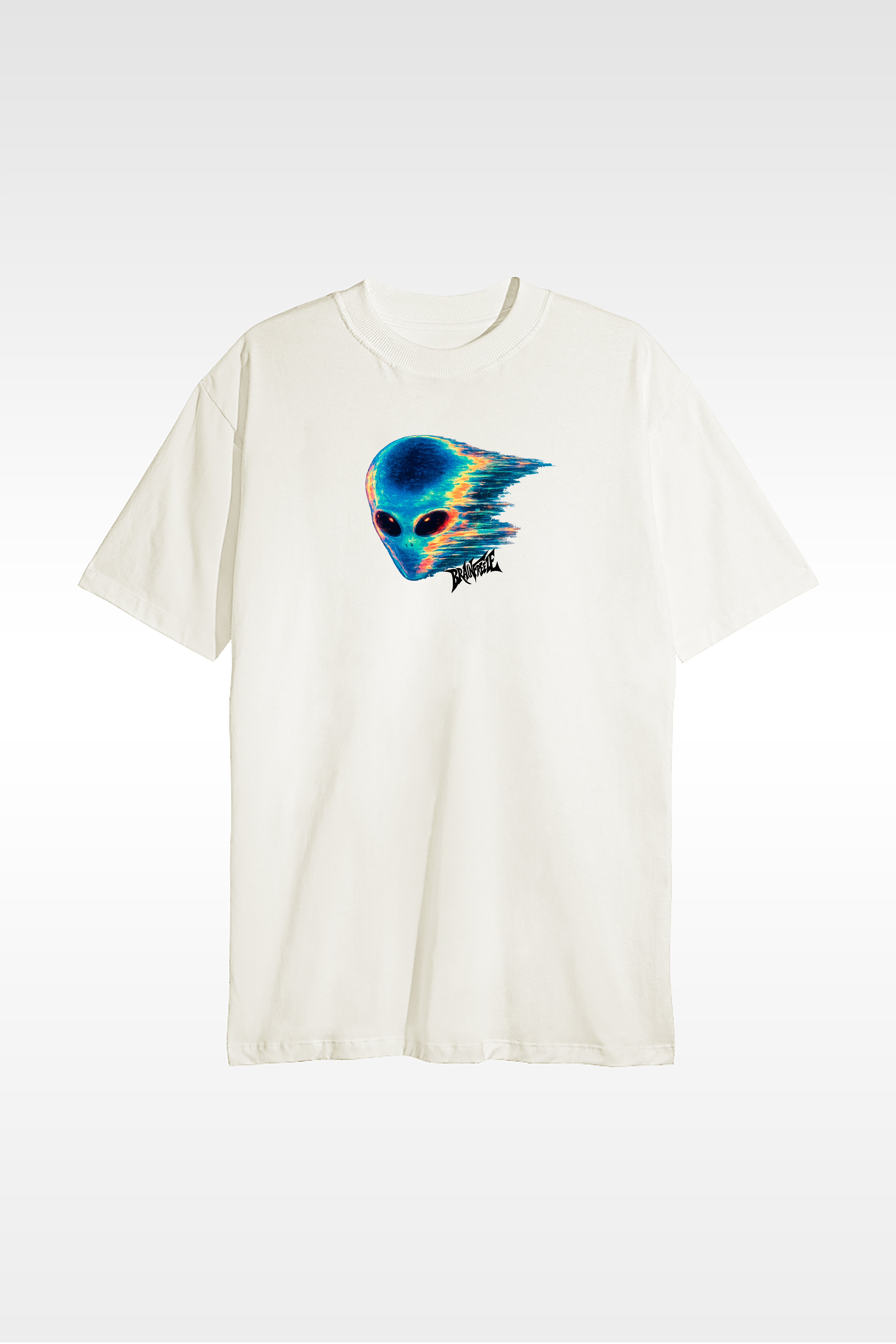 Camiseta Distortion Alien Streetwear Off-White