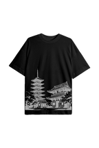 TEMPLE TEE - OVERSIZED / PRETO
