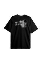 REC TEE - OVERSIZED / PRETO