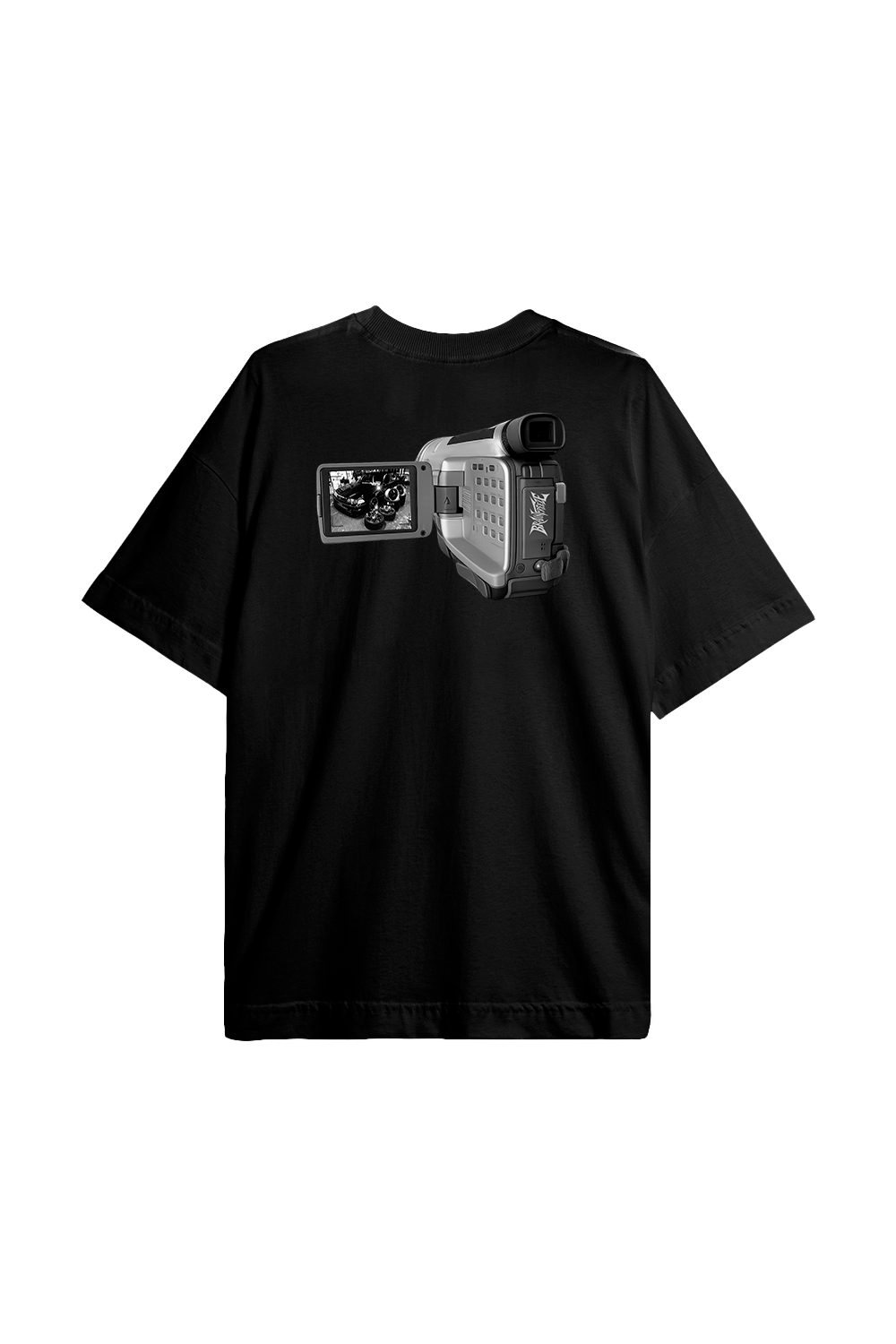 REC TEE - OVERSIZED / PRETO