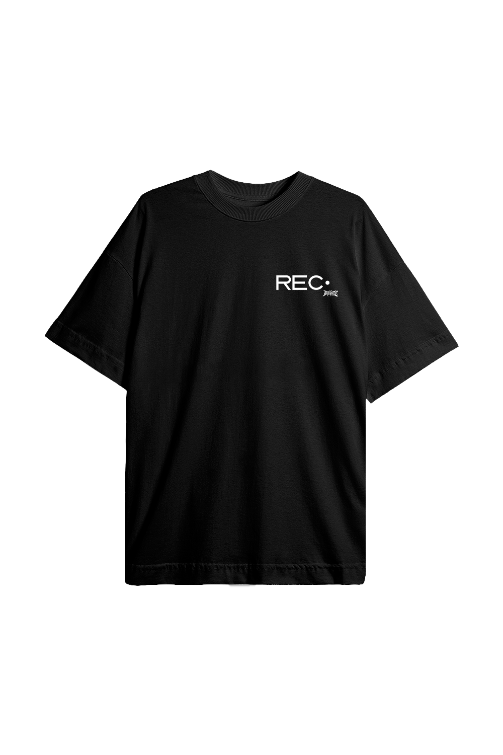 REC TEE - OVERSIZED / PRETO