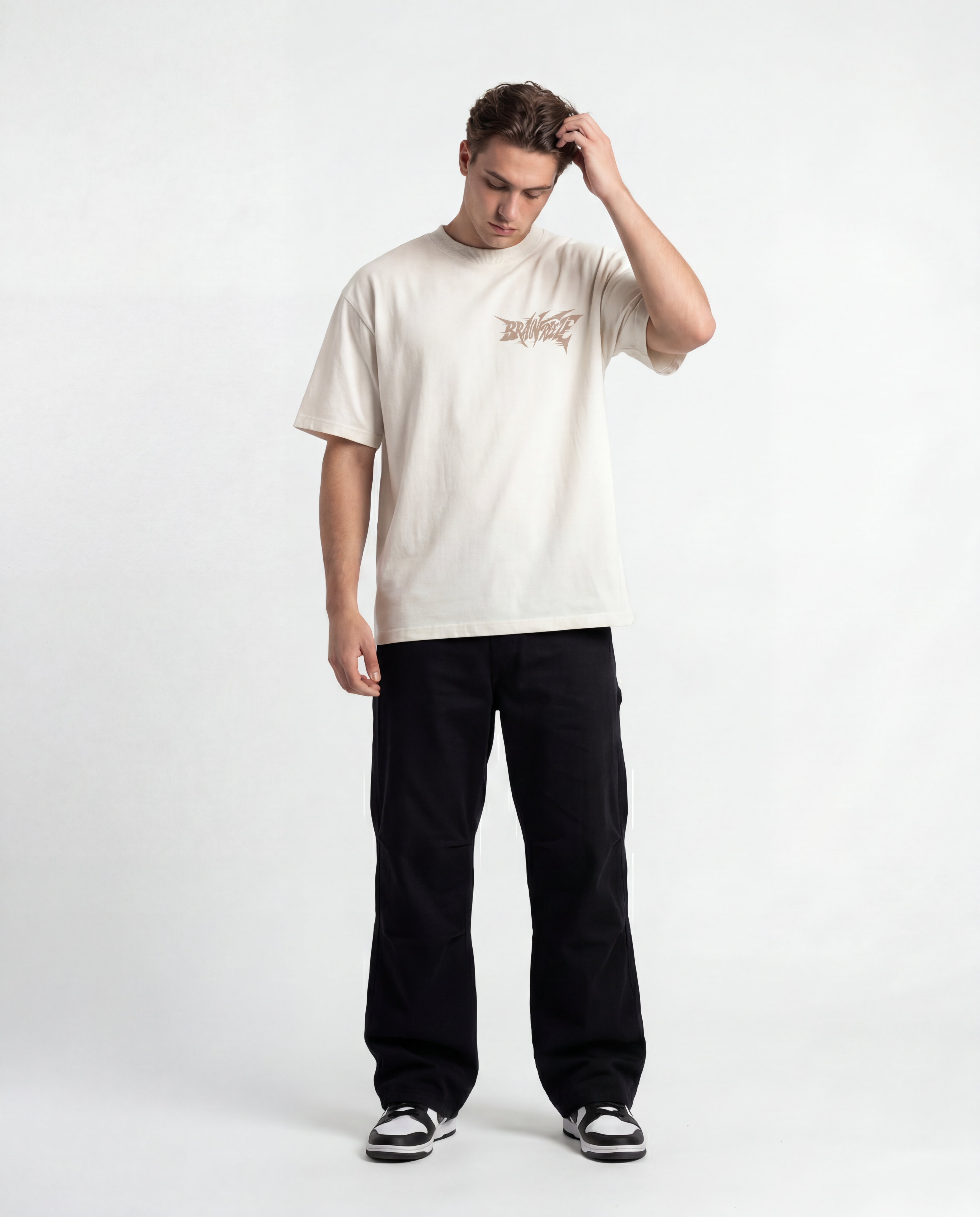 Camiseta Wild Ride Alien Oversized Off-White