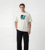 Camiseta Distortion Alien Streetwear Off-White