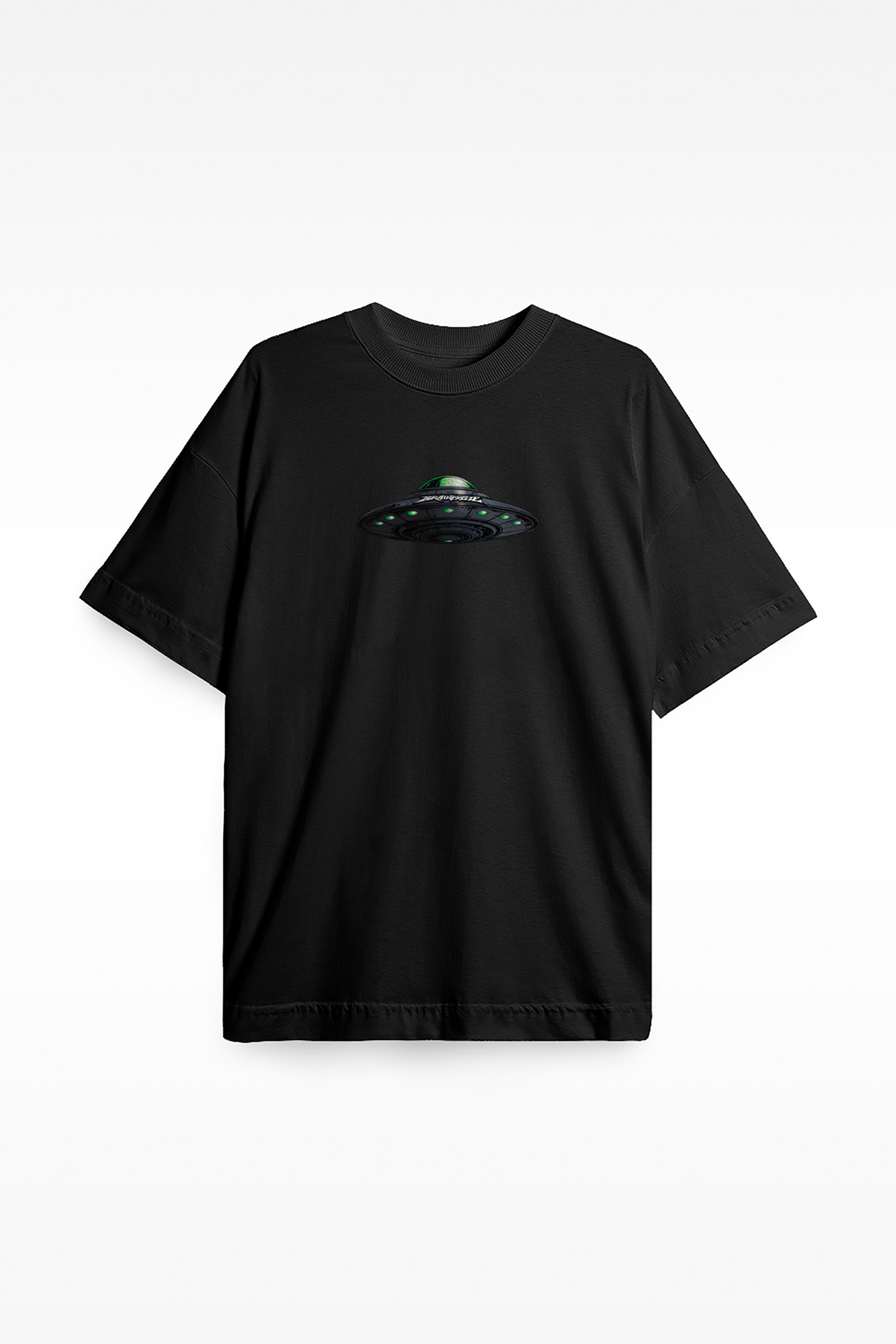 Camiseta The UFO Alien Oversized Preto