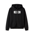 BRAINFREEZE ZIP HOODIE - PRETO